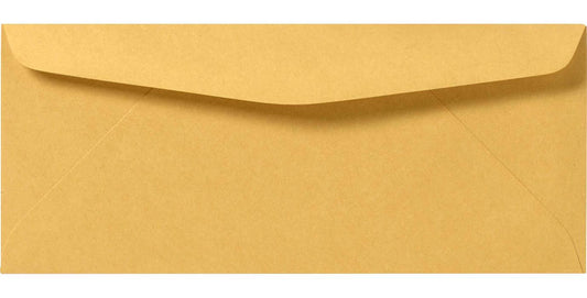 #9 Regular Envelopes (3 7/8 x 8 7/8) - Pastel Canary Yellow 24lb - 50 Pack